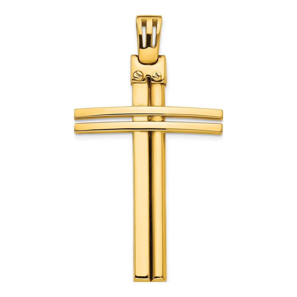 14K Yellow Gold Cross Pendant