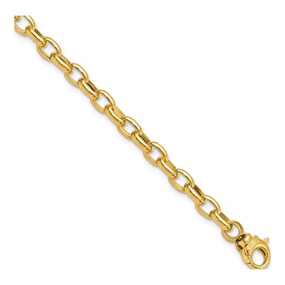 14K Yellow Gold Fancy Link Bracelet