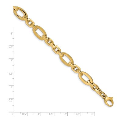 14K Yellow Gold Link Bracelet – view 6