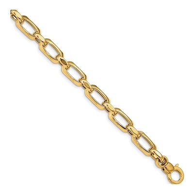14K Yellow Gold Textured Bracelet – view 3