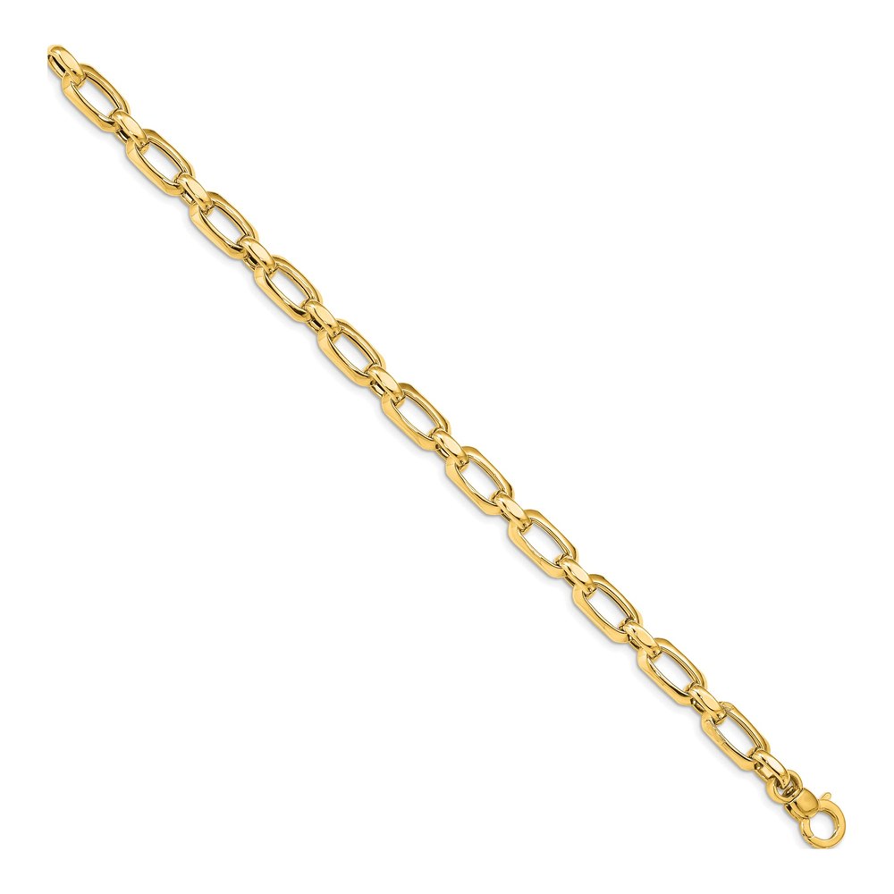 14K Yellow Gold Textured Bracelet