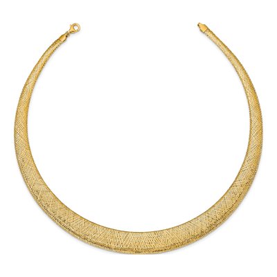14K Yellow Gold Stretch Fancy Necklace – view 3