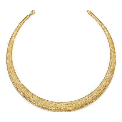 14K Yellow Gold Stretch Fancy Necklace – view 6