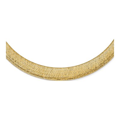 14K Yellow Gold Stretch Fancy Necklace