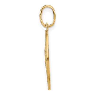 14K Yellow Gold St Christopher Pendant – view 3