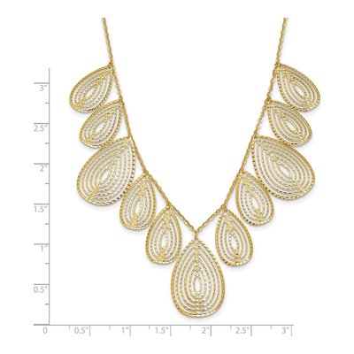 14K Yellow Gold Fancy Necklace – view 5