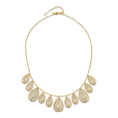 14K Yellow Gold Fancy Necklace – view 6