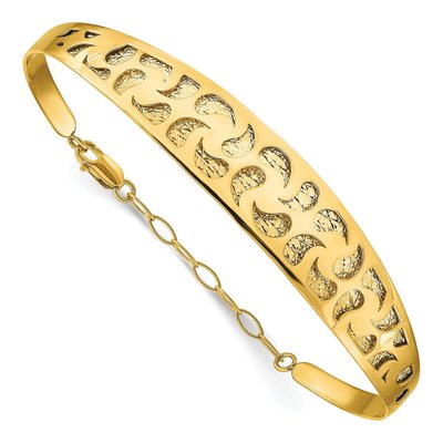 14K Yellow Gold Cuff Bracelet