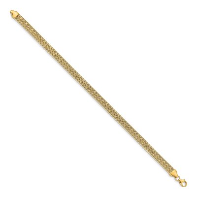 14K Yellow Gold Fancy Link Bracelet – view 2