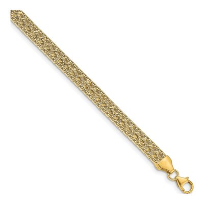 14K Yellow Gold Fancy Link Bracelet