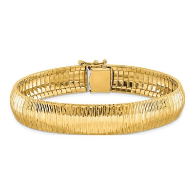 14K Yellow Gold Cleopatra Bracelet
