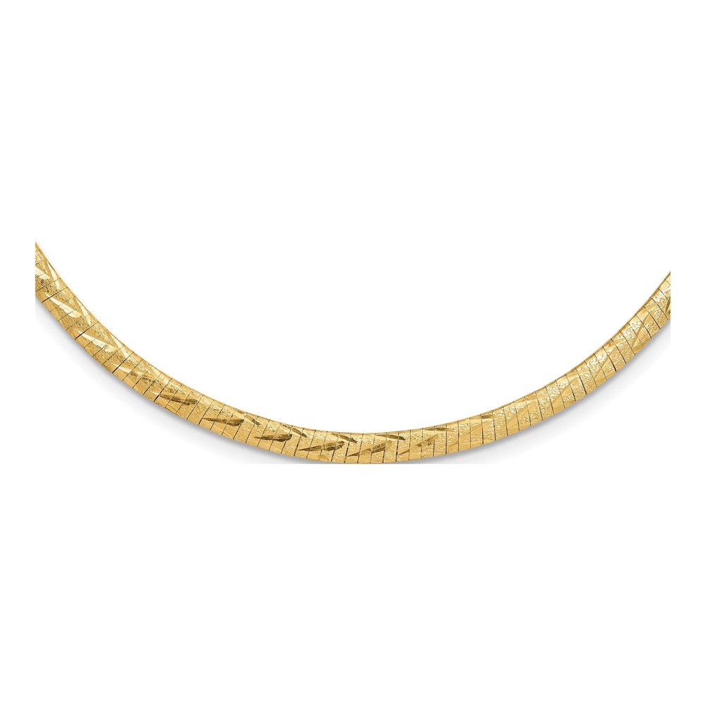 Leslie's 14K Two-Tone Reversible Omega Necklace