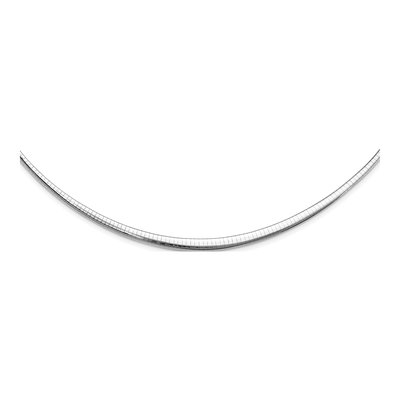 14K Two-Tone Gold Reversible Omega Necklace – view 4