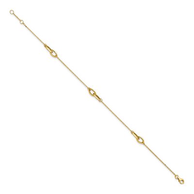 14K Yellow Gold Anklet – view 2