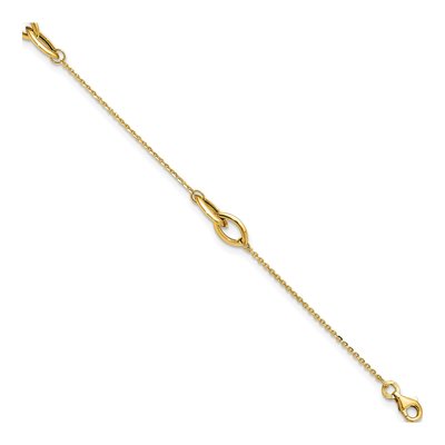 14K Yellow Gold Anklet