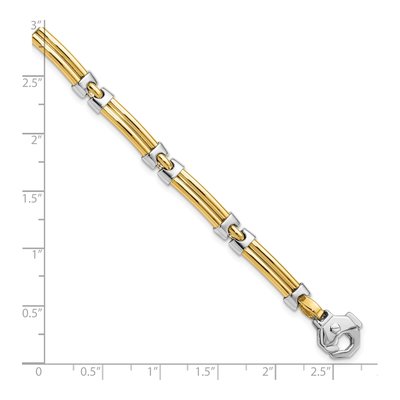 14K Two-Tone Gold Bracelet – view 5