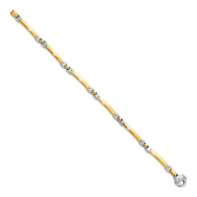14K Two-Tone Gold Bracelet – view 3