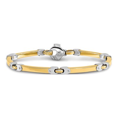 14K Two-Tone Gold Bracelet – view 4