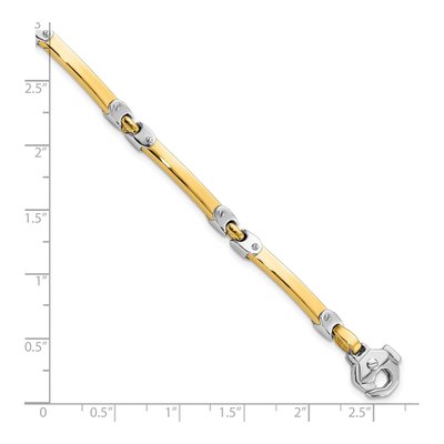 14K Two-Tone Gold Bracelet – view 5