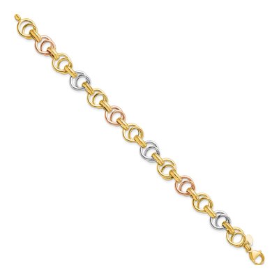 14K Yellow Gold Fancy Link Bracelet – view 2