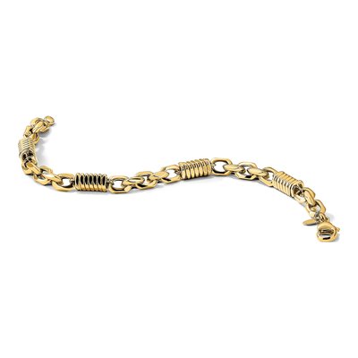 14K Yellow Gold Fancy Link Bracelet – view 8
