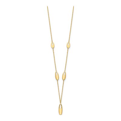 14K Yellow Gold Fancy Necklace – view 3