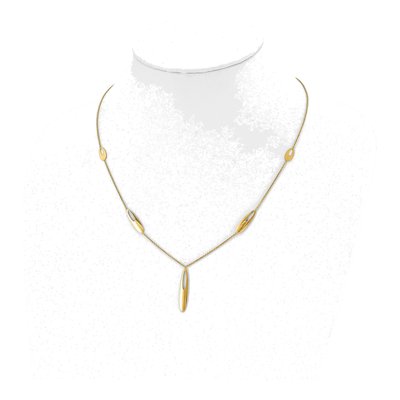 14K Yellow Gold Fancy Necklace – view 5