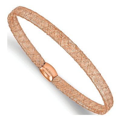 14K Yellow Gold Stretch Bangle Bracelet