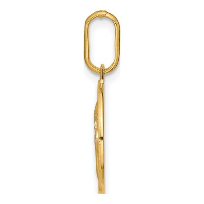14K Yellow Gold Angel Pendant – view 3