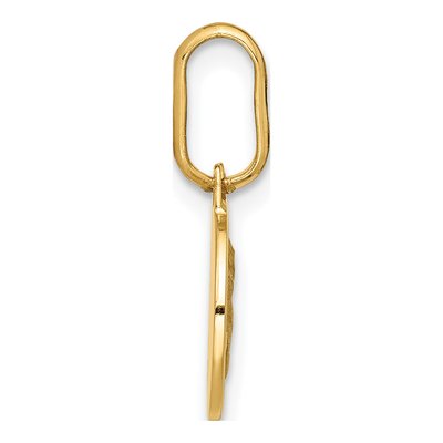 14K Yellow Gold Angel Pendant – view 3