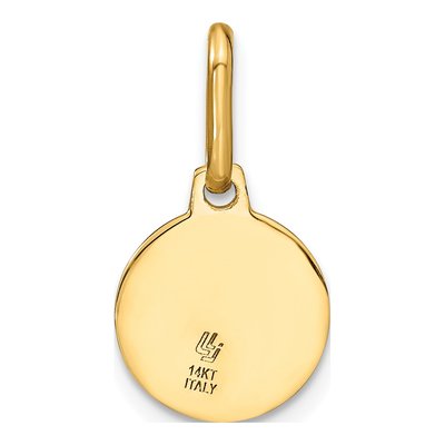 14K Yellow Gold Angel Pendant – view 4
