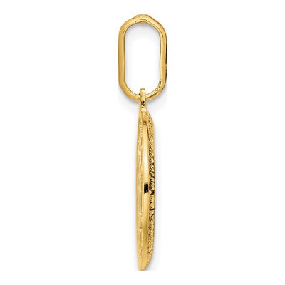 14K Yellow Gold Miraculous Medal Pendant – view 3
