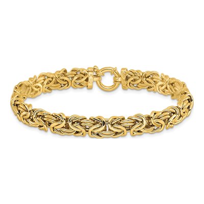 14K Yellow Gold Fancy Link Bracelet – view 4