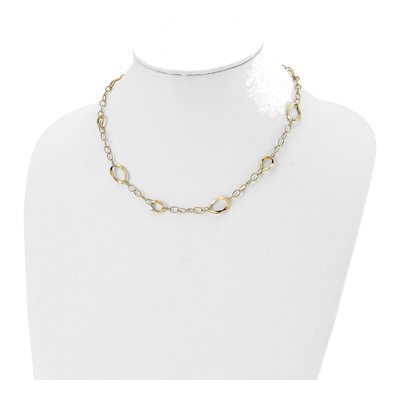 14K Yellow Gold Fancy Link Necklace – view 5