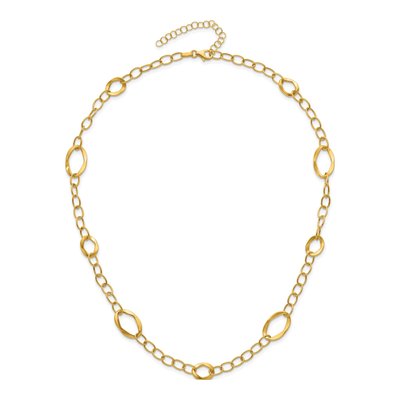 14K Yellow Gold Fancy Link Necklace – view 6