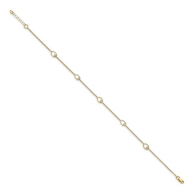 14K Yellow Gold Anklet – view 3