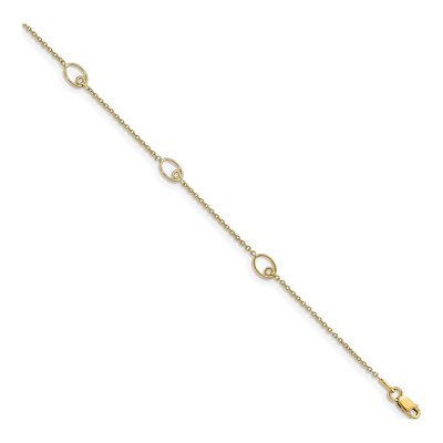 14K Yellow Gold Anklet