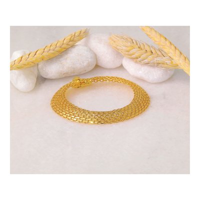 14K Yellow Gold Fancy Link Bracelet – view 6