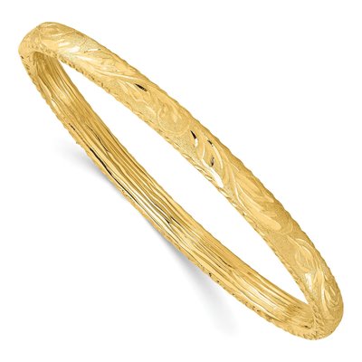 14K Yellow Gold Bangle Bracelet