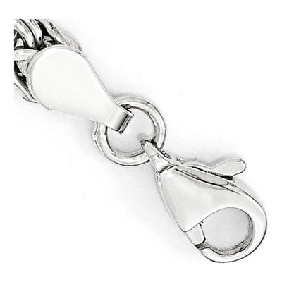14K White Gold Fancy Link Bracelet – view 4