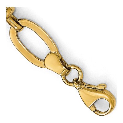 14K Yellow Gold Fancy Link Bracelet – view 4
