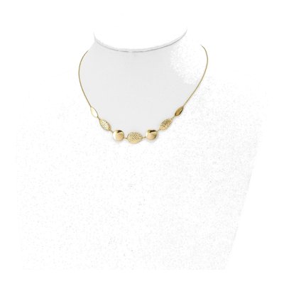 14K Yellow Gold Diamond-Cut Fancy Necklace – view 5