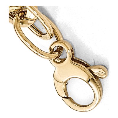 14K Two-Tone Gold Fancy Link Bracelet – view 4