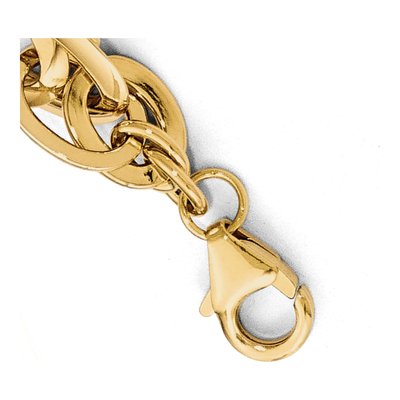 14K Yellow Gold Fancy Link Bracelet – view 4