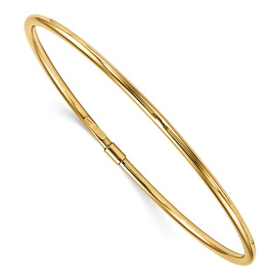 14K Yellow Gold Slip-On Bangle Bracelet