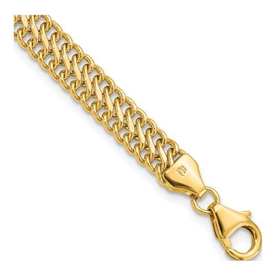 14k Yellow Gold Polished S-Link Bracelet