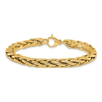 14K Yellow Gold Fancy Link Bracelet – view 4