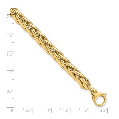 14K Yellow Gold Fancy Link Bracelet – view 5