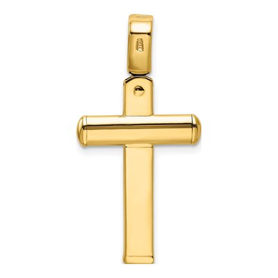 14K Yellow Gold Crucifix Pendant – view 5