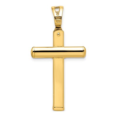 14K Yellow Gold Crucifix Pendant – view 4
